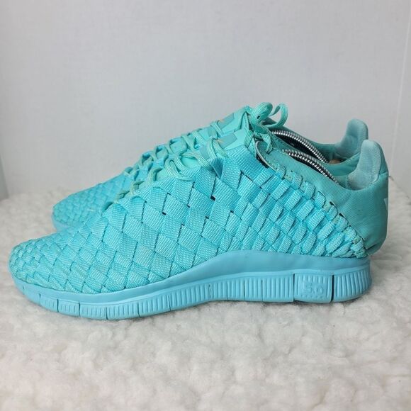 Nike Free Inneva Woven Tech SP Aqua/Kumquat Mens  Size 10.5 Sneaker 705797-448 - Picture 3 of 10